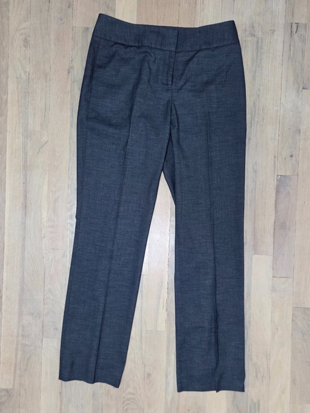 Antonio Melani Charcoal Gray Tailored Straight Leg Dress Pants Size 4